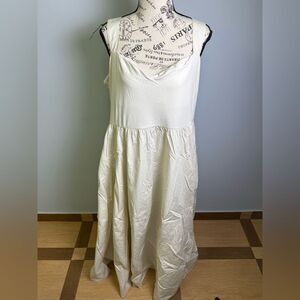 J.Crew Sweetheart tank dress with poplin skirt NWT Size 2X